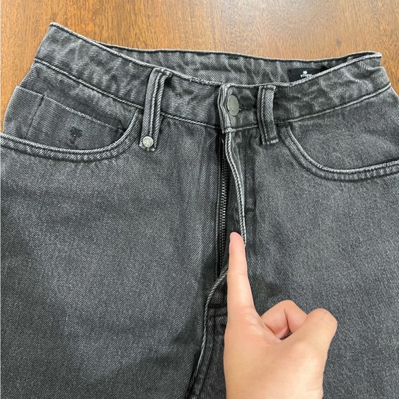 Thrills Thelma Short Faded Black Cut Off Size W 22 - Picture 6 of 13